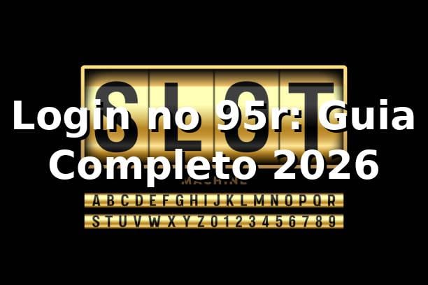 Login no 95r: Guia Completo 2026